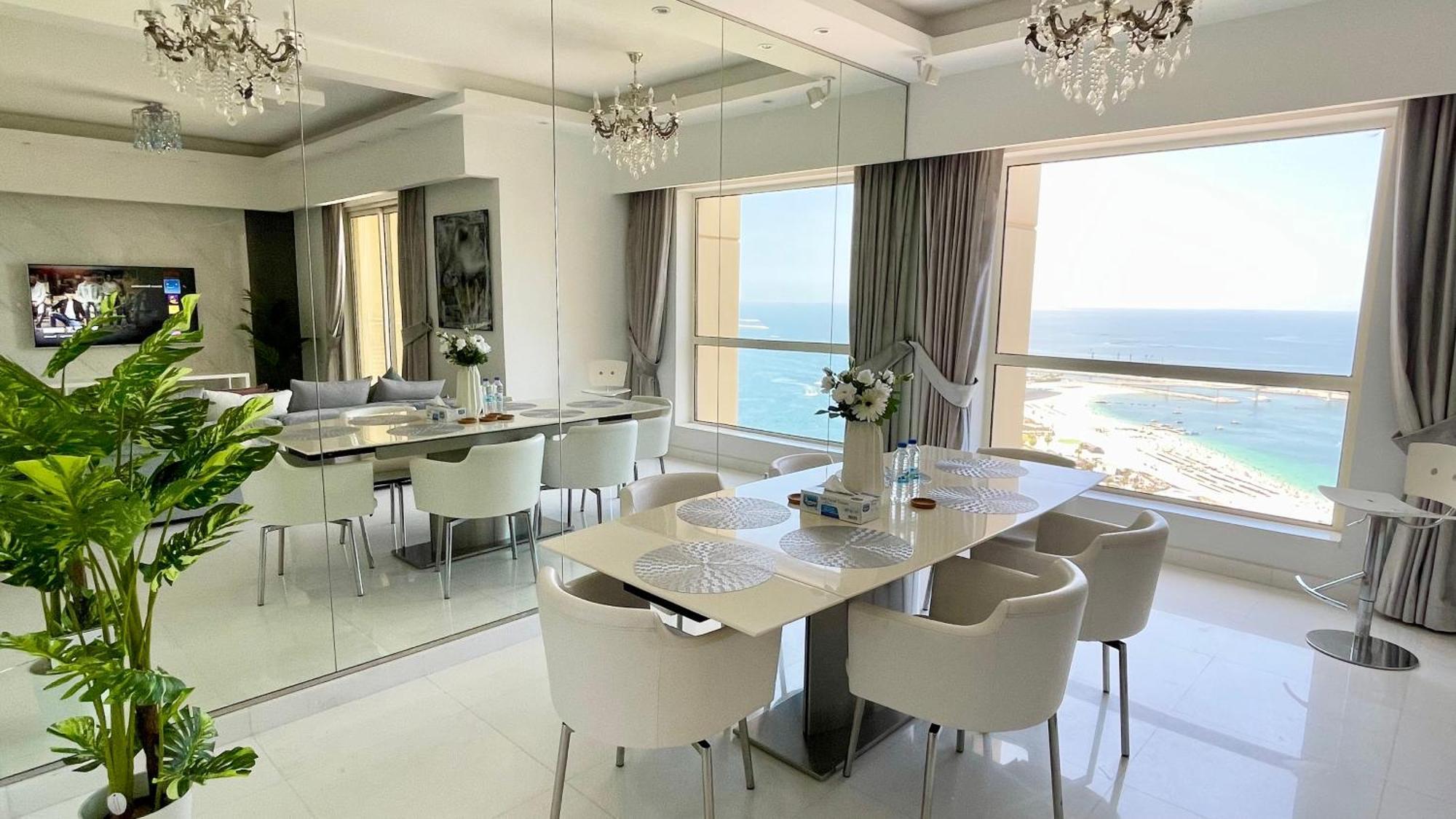 Jbr Beachfront Luxe Apartment All Rooms Sea Facing Dubai Exterior photo