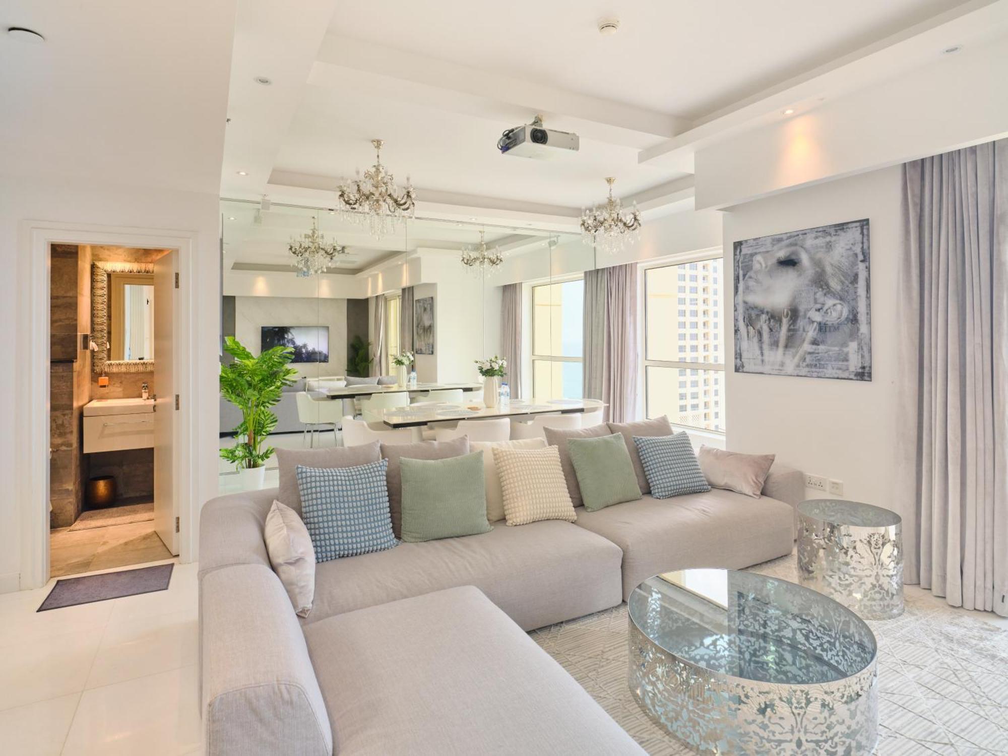 Jbr Beachfront Luxe Apartment All Rooms Sea Facing Dubai Exterior photo